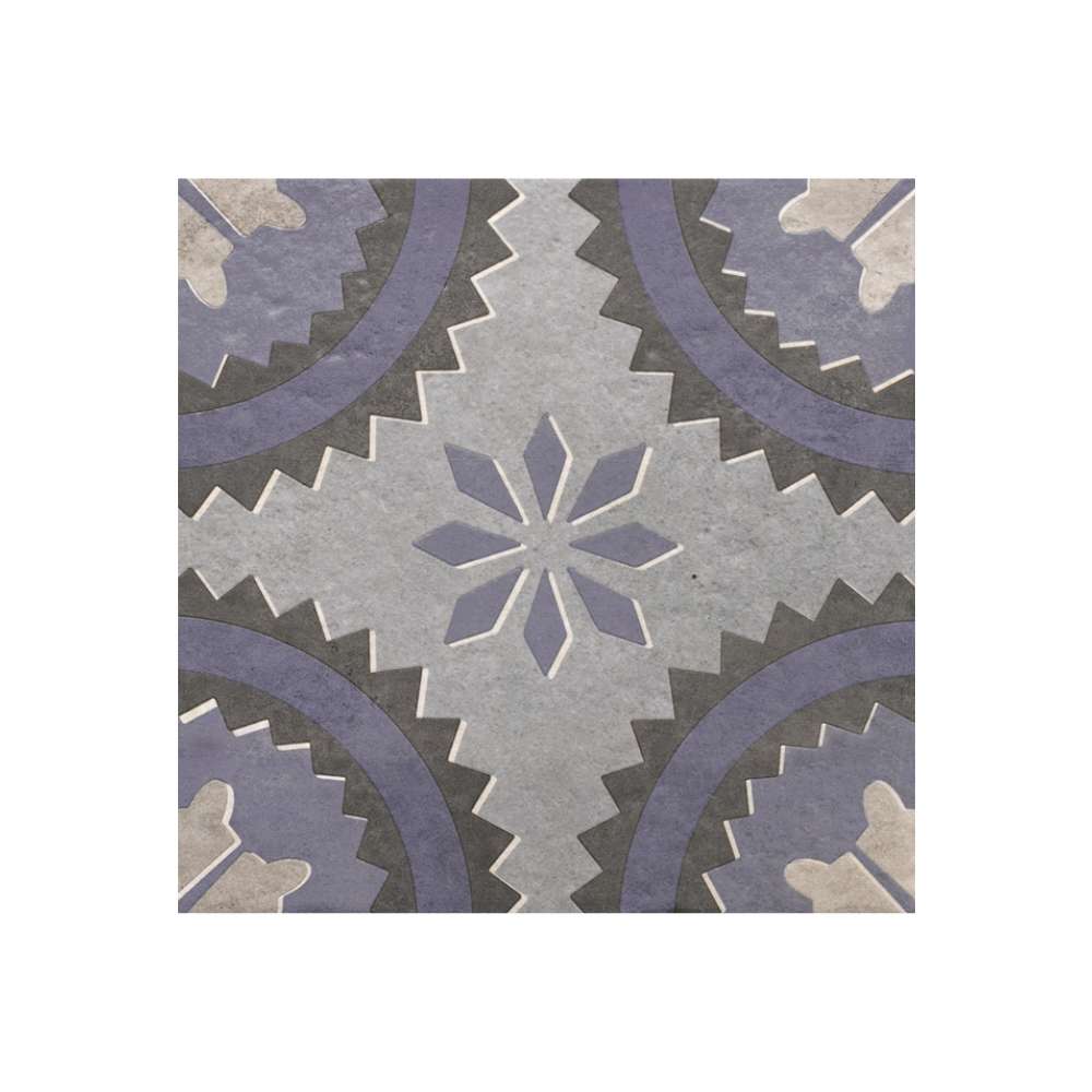 Verity Poppy 8" x 8" Azul Porcelain Matte Tile