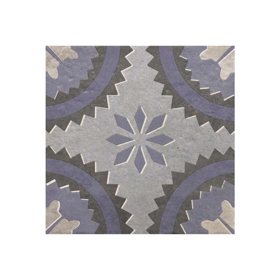 Verity Poppy 8" x 8" Azul Porcelain Matte Tile