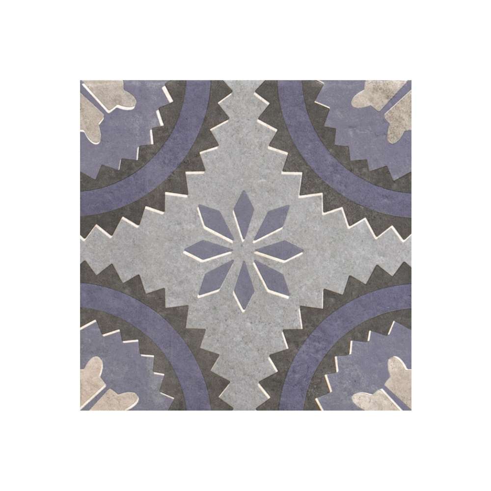 Verity Poppy 8" x 8" Azul Porcelain Matte Tile