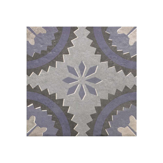 Verity Poppy 8" x 8" Azul Porcelain Matte Tile
