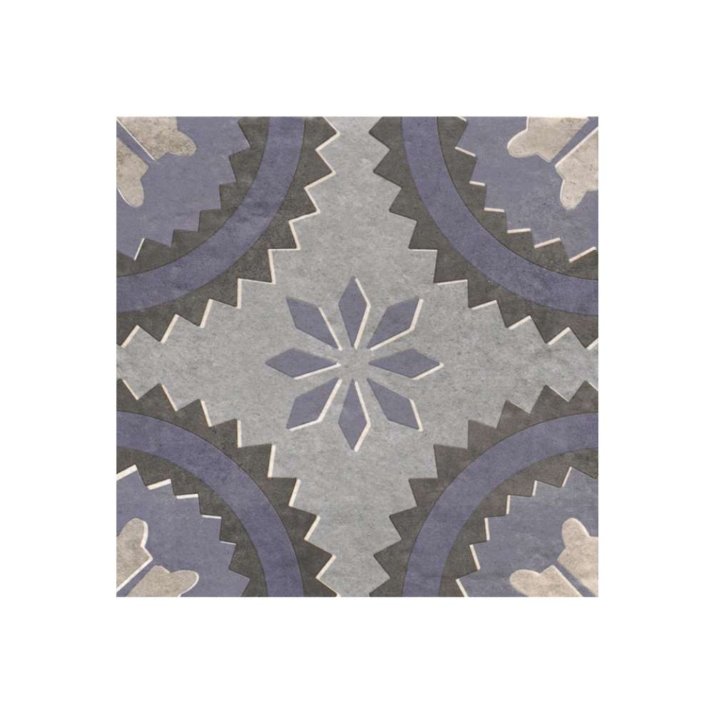 Verity Poppy 8" x 8" Azul Porcelain Matte Tile