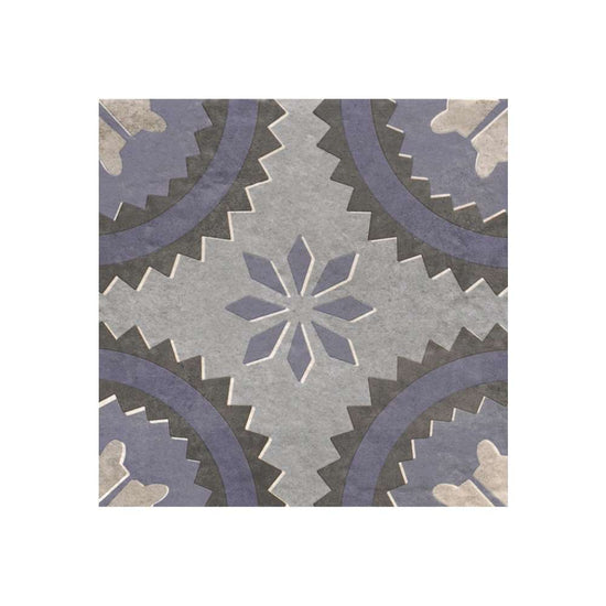Verity Poppy 8" x 8" Azul Porcelain Matte Tile