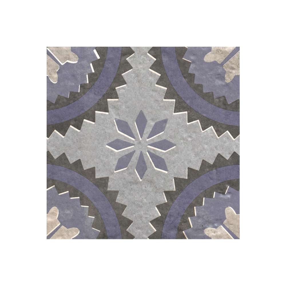 Verity Poppy 8" x 8" Azul Porcelain Matte Tile