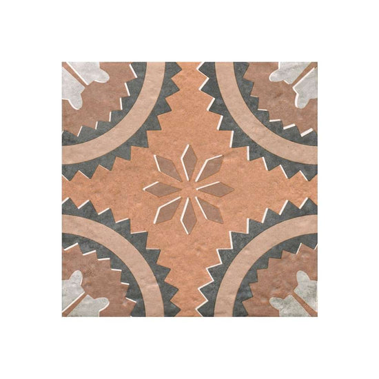 Verity Poppy 8" x 8" Cotto Porcelain Matte Tile