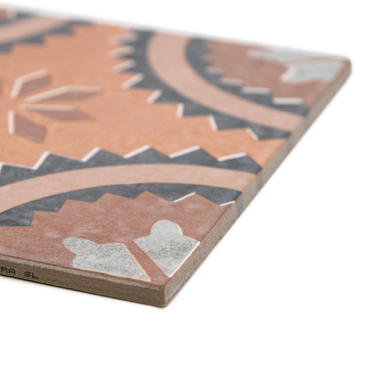 Verity Poppy 8" x 8" Cotto Porcelain Matte Tile
