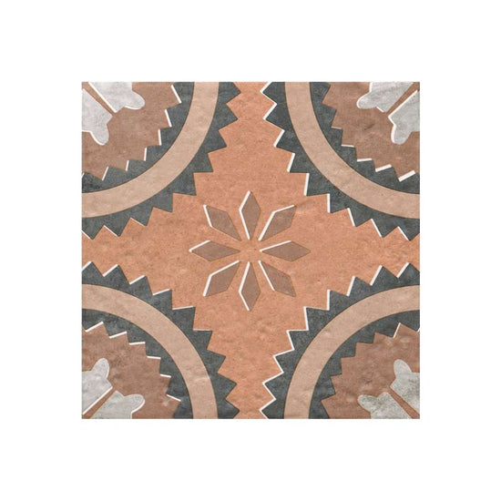 Verity Poppy 8" x 8" Cotto Porcelain Matte Tile
