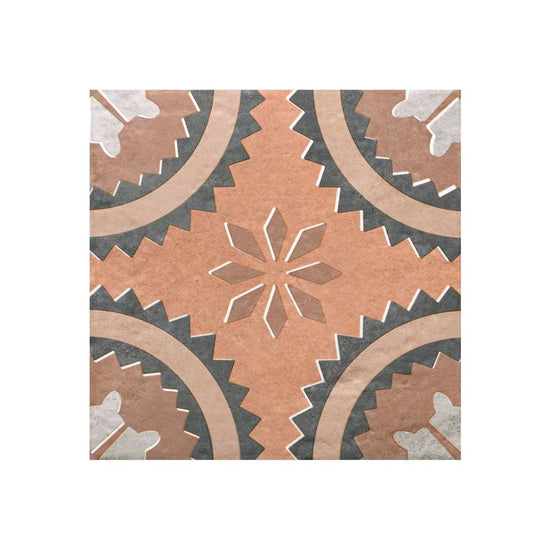 Verity Poppy 8" x 8" Cotto Porcelain Matte Tile