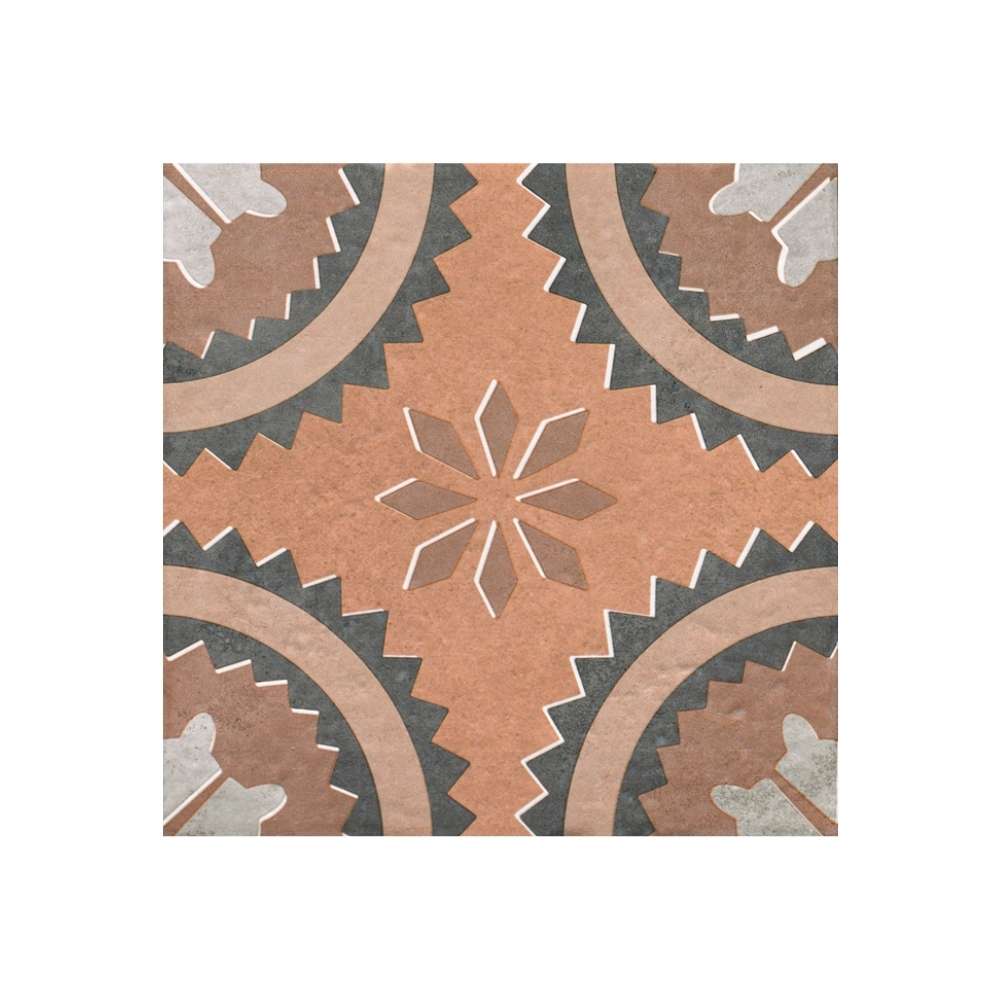Verity Poppy 8" x 8" Cotto Porcelain Matte Tile
