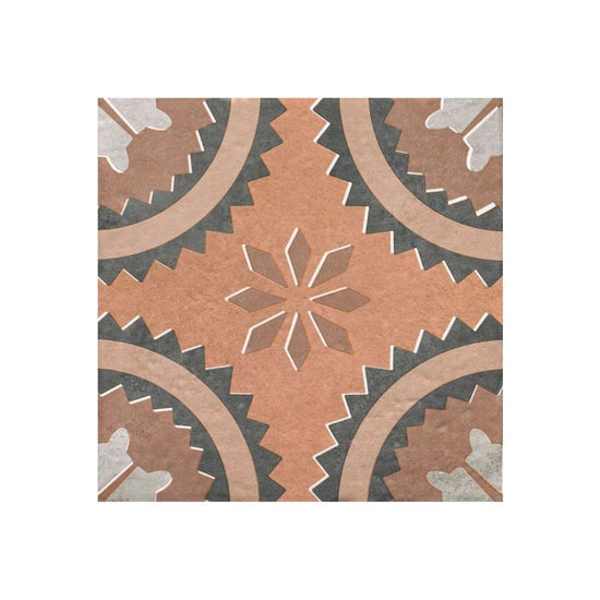 Verity Poppy 8" x 8" Cotto Porcelain Matte Tile