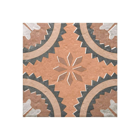 Verity Poppy 8" x 8" Cotto Porcelain Matte Tile