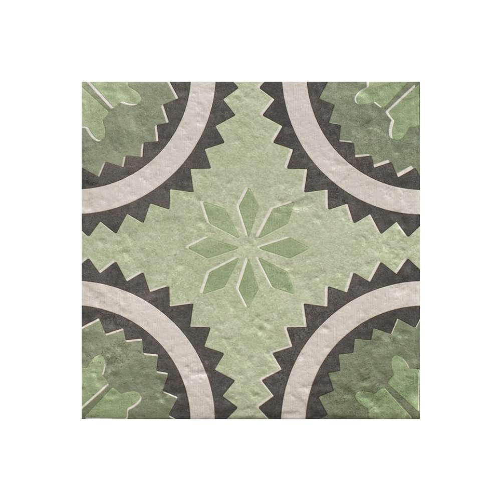 Verity Poppy 8" x 8" Verde Porcelain Matte Tile