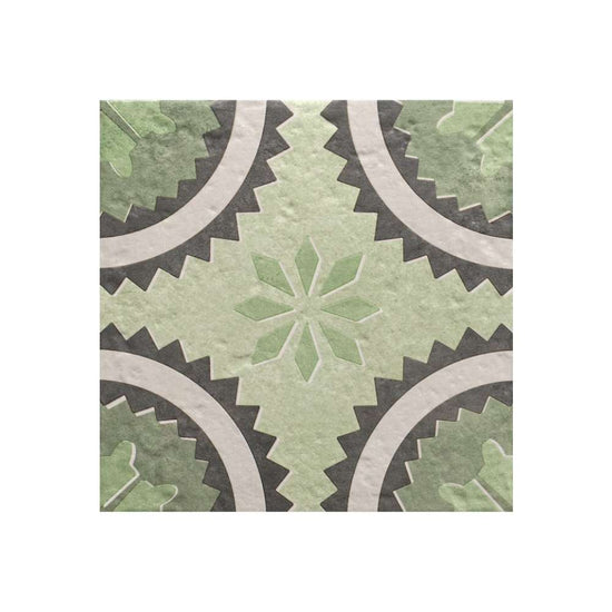 Verity Poppy 8" x 8" Verde Porcelain Matte Tile