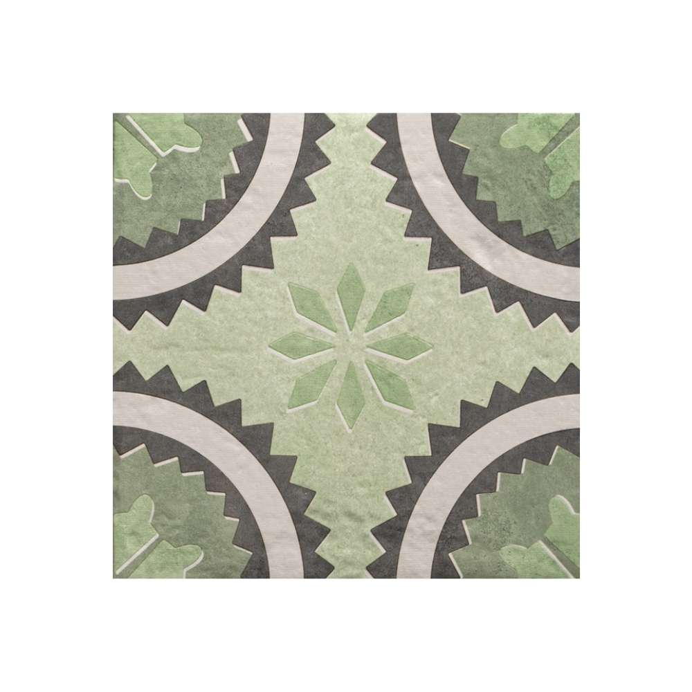 Verity Poppy 8" x 8" Verde Porcelain Matte Tile