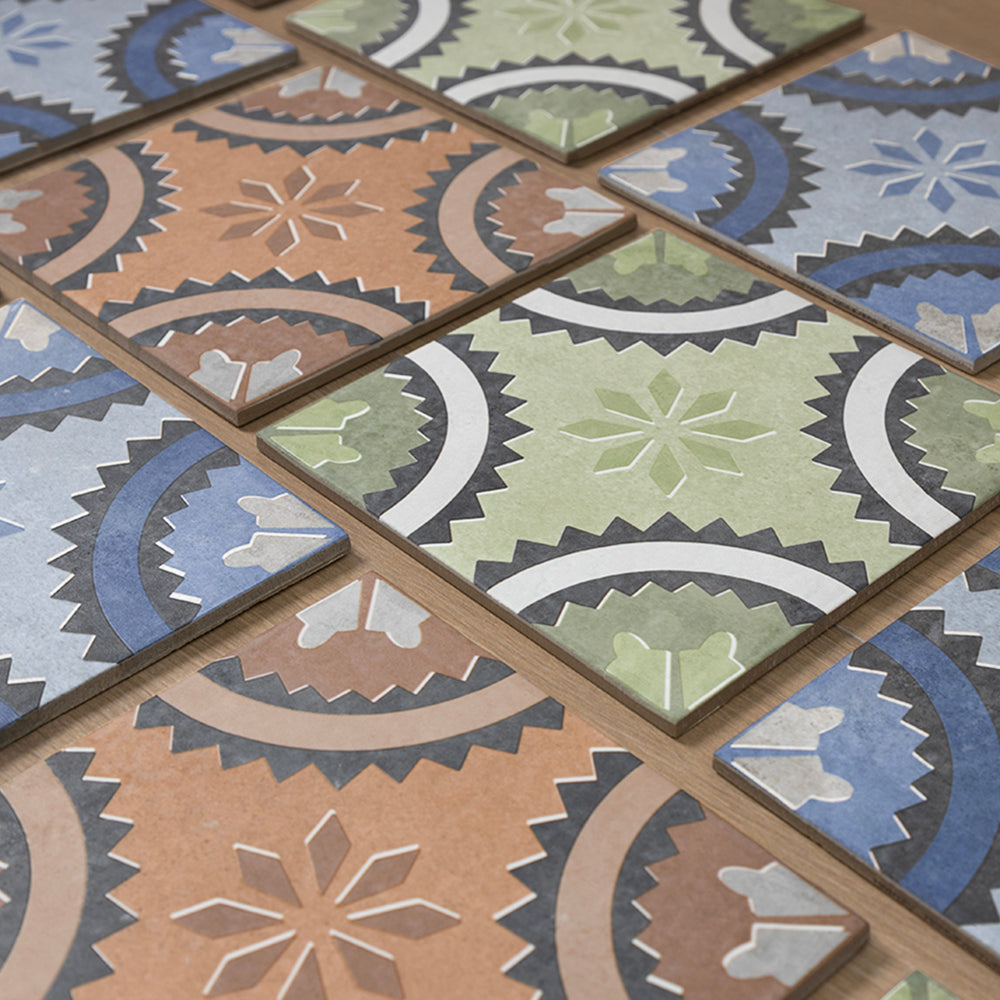 Verity Poppy 8"x8" Porcelain Matte Tile