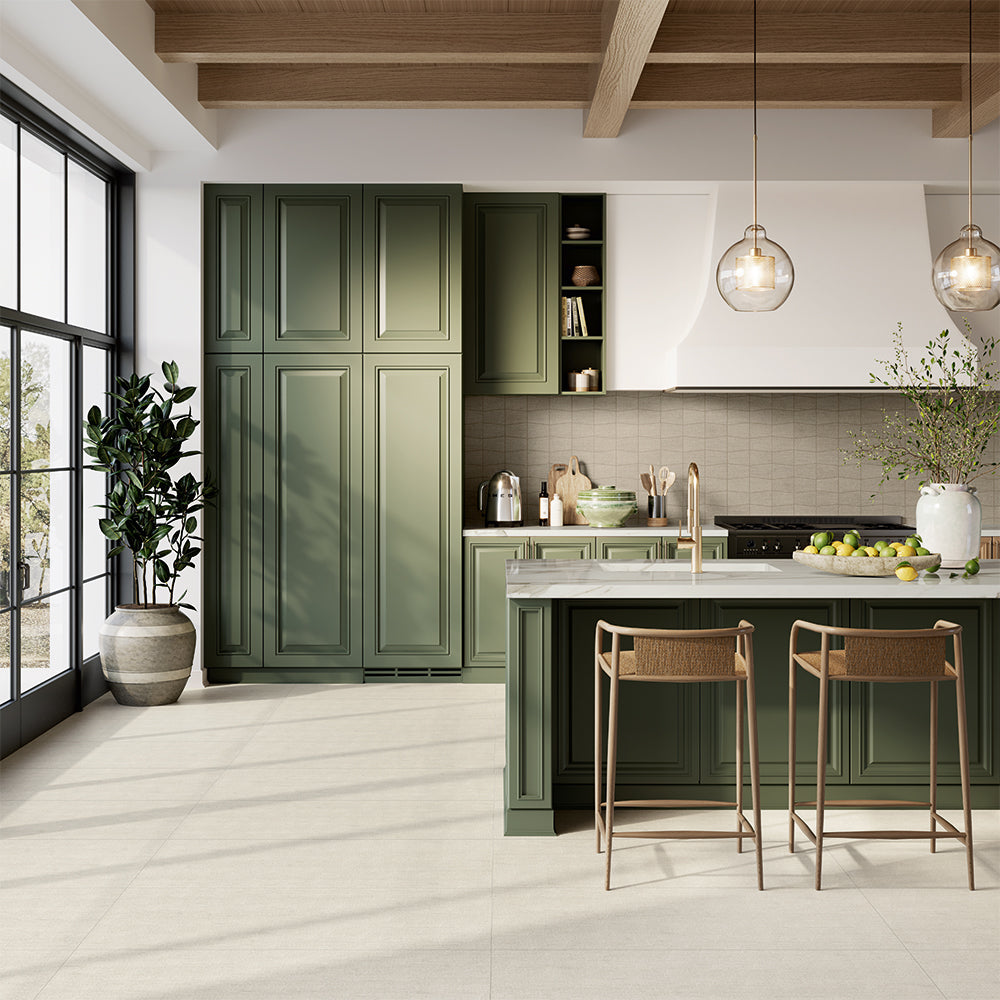 Linen Tweed 12"x24" Moon Porcelain Matte Tile