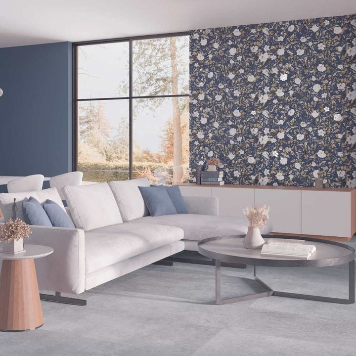 Idyll 24" x 48" Cotton Porcelain Matte & Glossy Tile