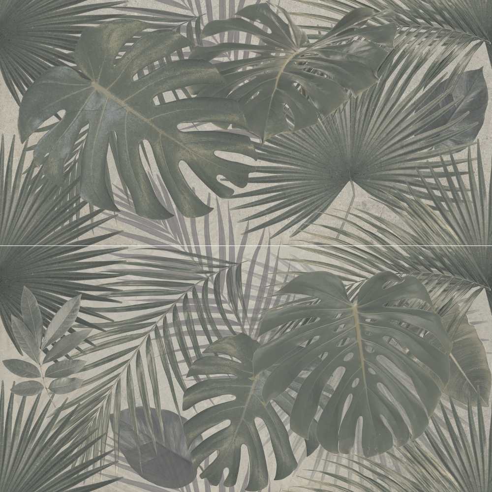 Idyll 24" x 48" Jungle Porcelain Matte & Glossy Tile