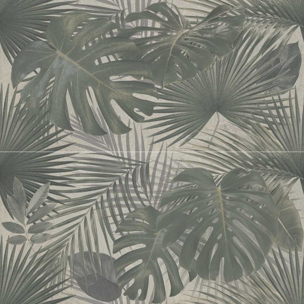 Idyll 24" x 48" Jungle Porcelain Matte & Glossy Tile