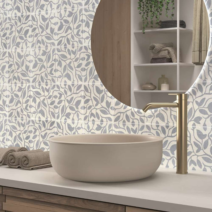 Verity Vine 8"x8" Porcelain Matte Tile