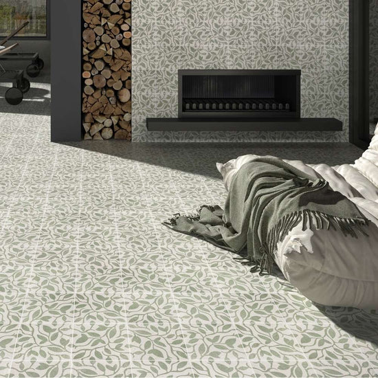 Verity Vine 8"x8" Porcelain Matte Tile