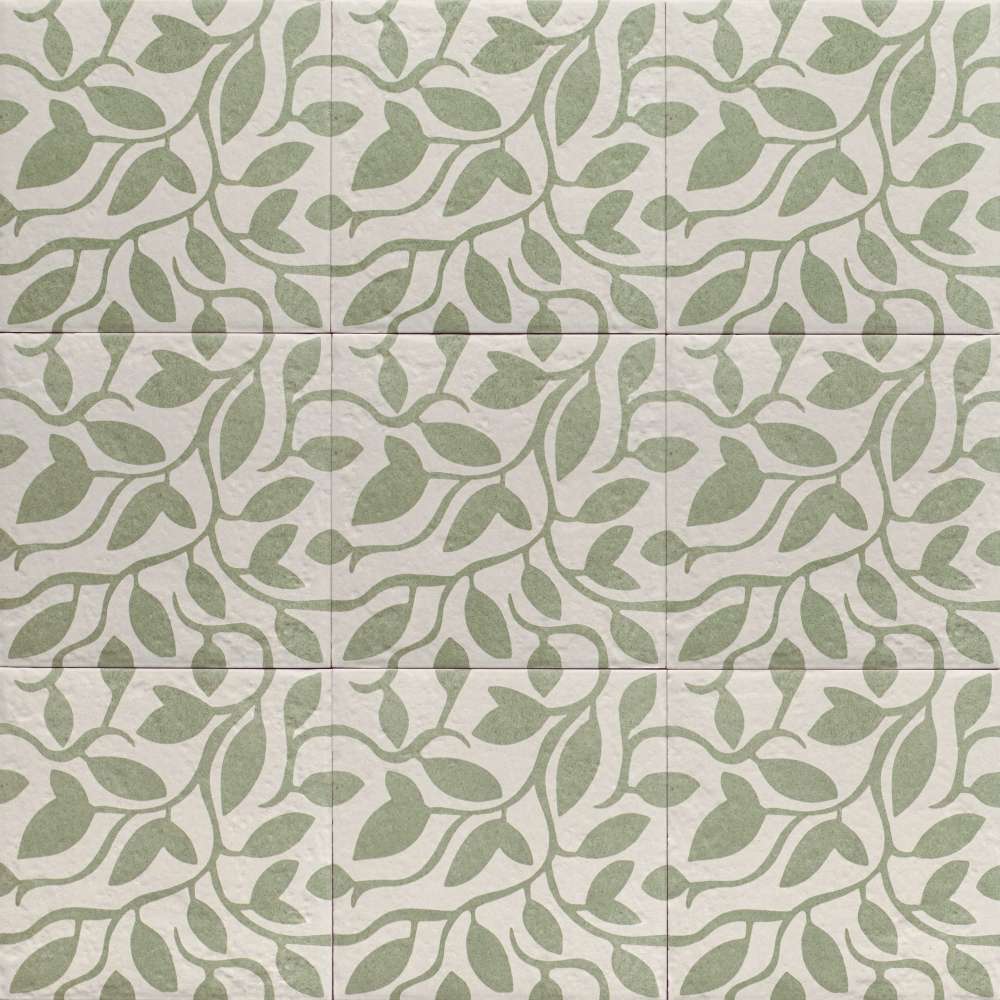 Verity Vine 8"x8" Porcelain Matte Tile