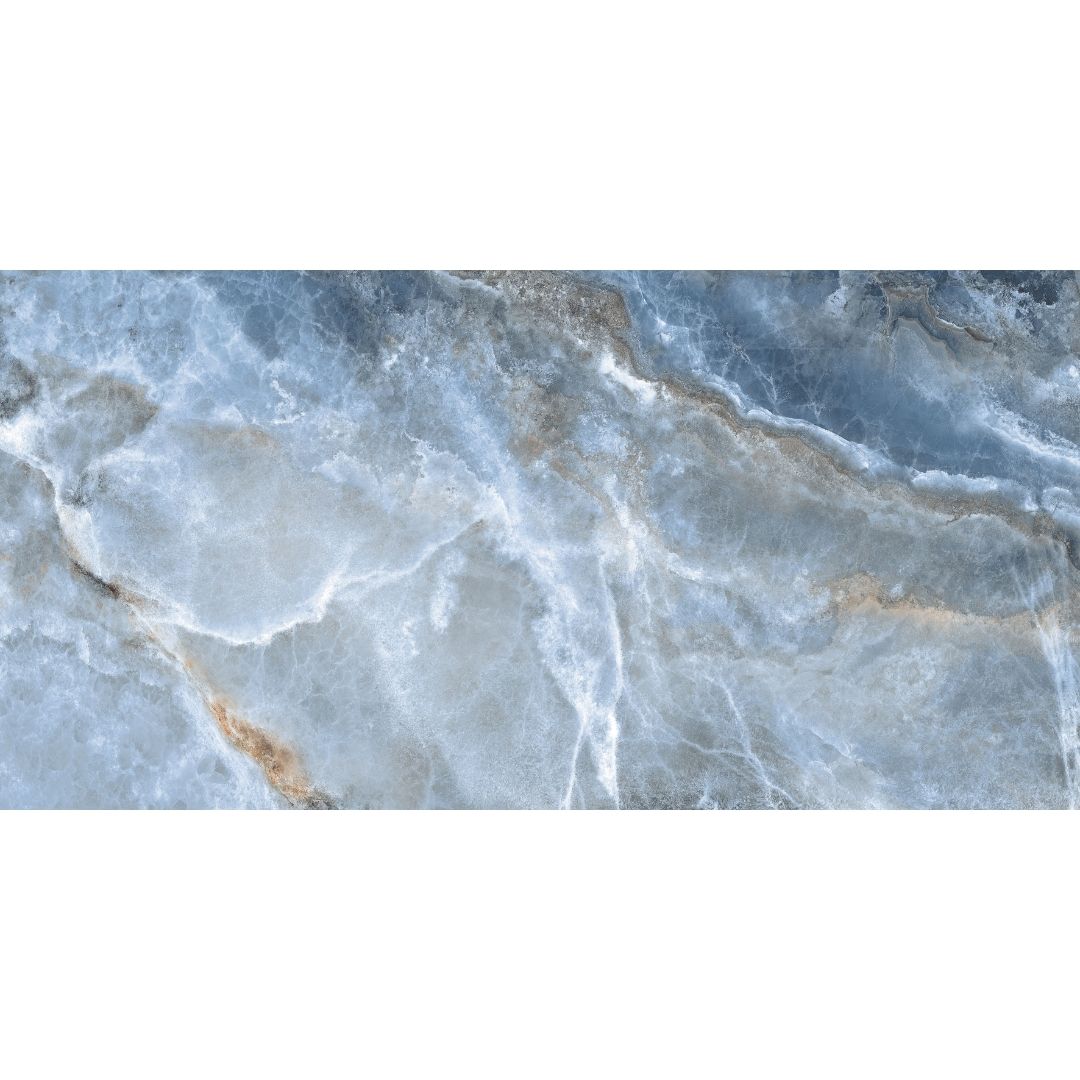 Banff 24" x 48" Onice Azzurro Porcelain Polished Tile