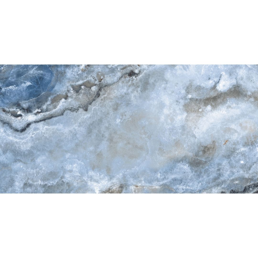 Banff 24" x 48" Onice Azzurro Porcelain Polished Tile