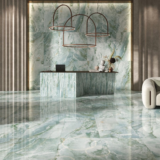 Banff 24" x 48" Onice Jade Porcelain Polished Tile