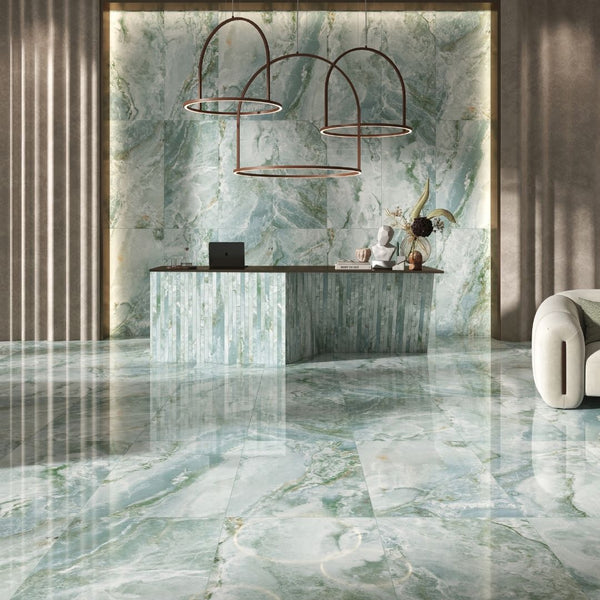 Banff 24" x 48" Onice Jade Porcelain Polished Tile