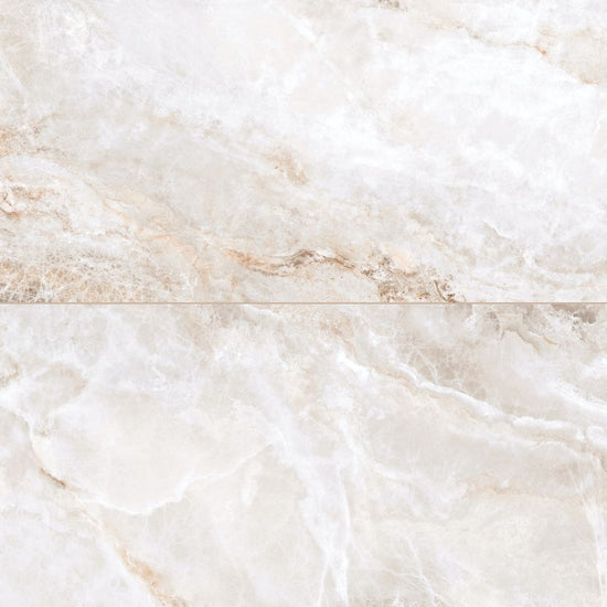 Banff 24" x 48" Onice Bianco Porcelain Polished Tile