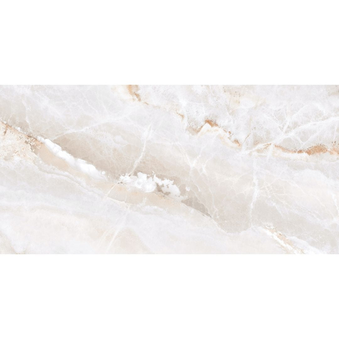 Banff 24" x 48" Onice Bianco Porcelain Matte Tile