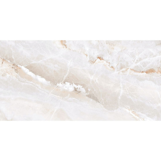 Banff 24" x 48" Onice Bianco Porcelain Matte Tile