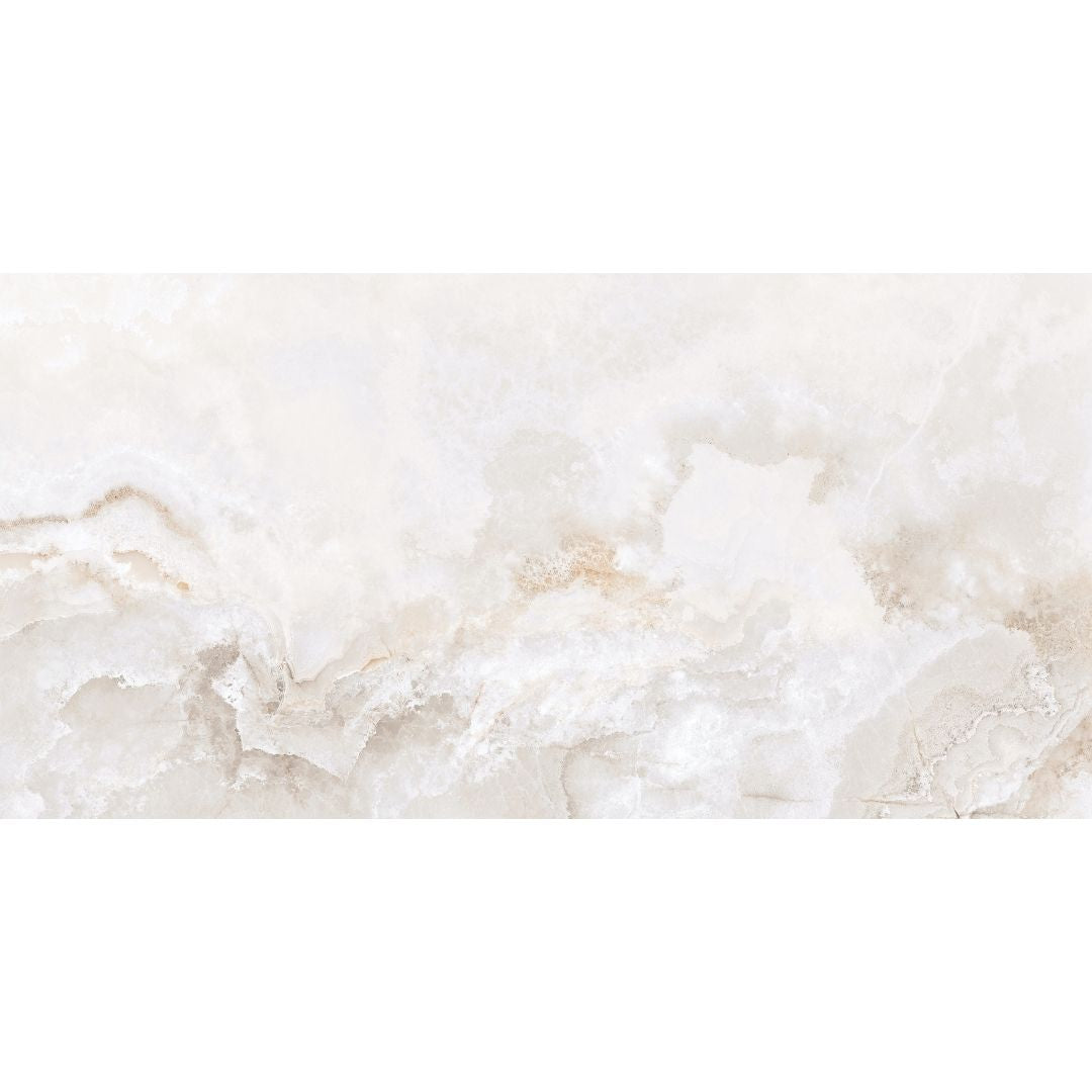 Banff 24" x 48" Onice Bianco Porcelain Matte Tile