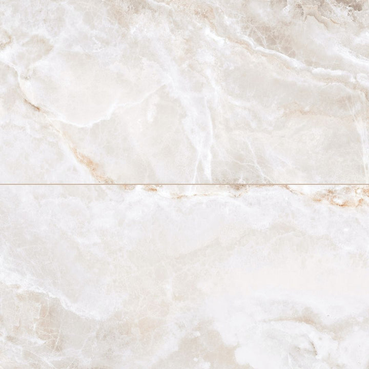 Banff 24" x 48" Onice Bianco Porcelain Matte Tile