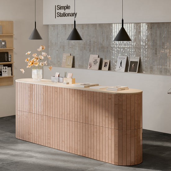 Aria 2" x 18" Apricot Porcelain Glossy Tile