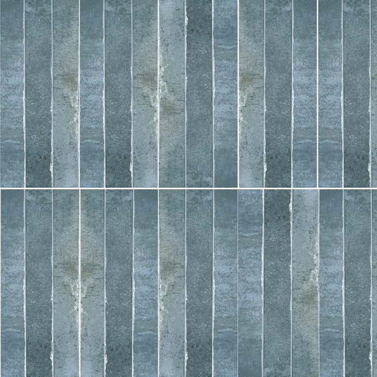 Aria 2" x 18" Azzurro Porcelain Glossy Tile