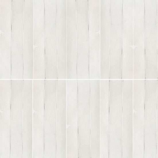 Aria 2" x 18" Bianco Porcelain Glossy Tile
