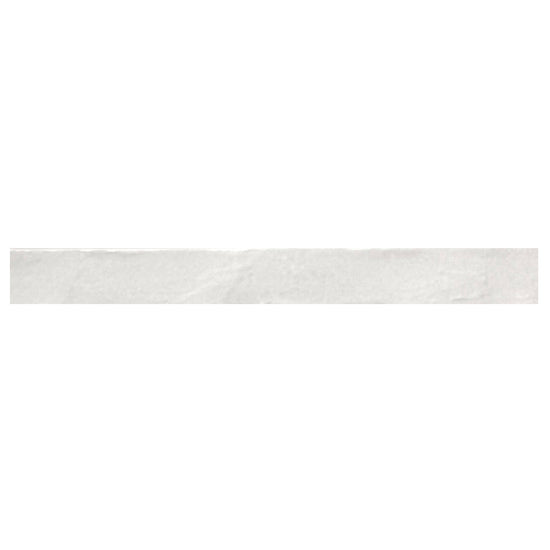 Aria 2" x 18" Bianco Porcelain Glossy Tile