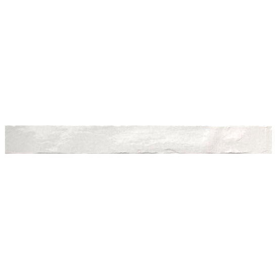 Aria 2" x 18" Bianco Porcelain Glossy Tile