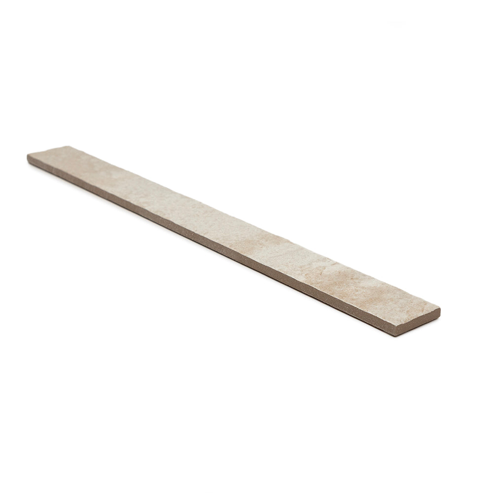 Aria 2" x 18" Crema Porcelain Glossy Tile
