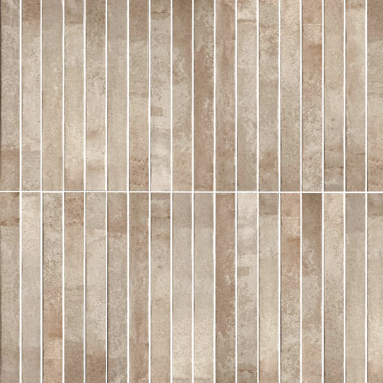 Aria 2" x 18" Crema Porcelain Glossy Tile