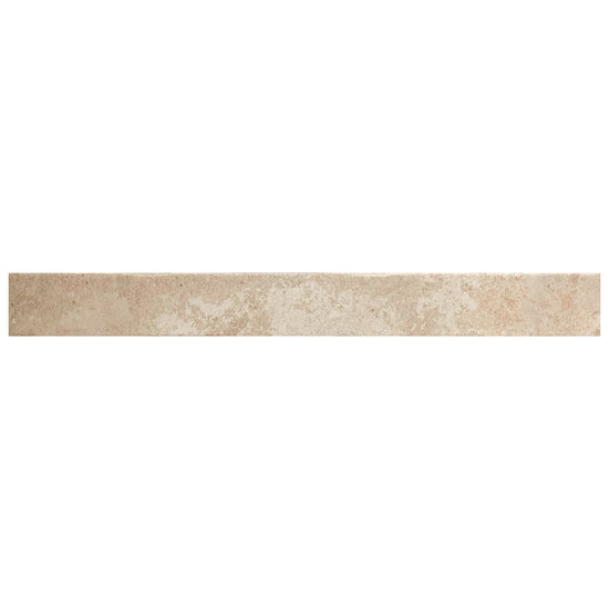 Aria 2" x 18" Crema Porcelain Glossy Tile