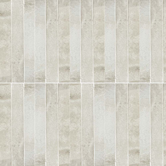 Aria 2" x 18" Fog Porcelain Glossy Tile