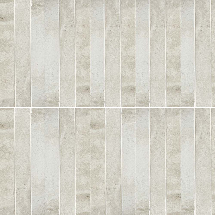 Aria 2" x 18" Fog Porcelain Glossy Tile