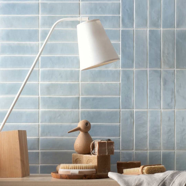 Galileo 2" x 6" Cielo Porcelain Glossy Tile