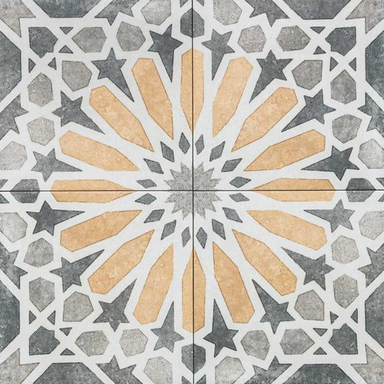 Garden Sunflower 8" x 8" Porcelain Patterned Wall & Floor Tile