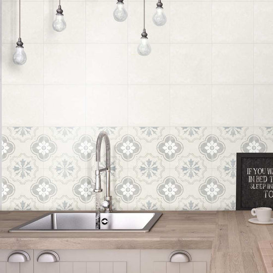 Oheka 6" x 6" Porcelain Patterned Wall & Floor Tile