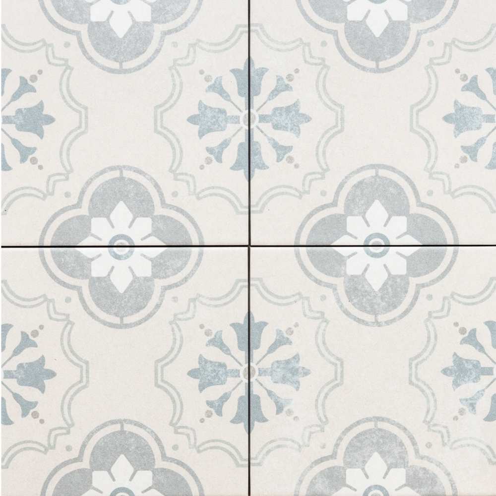 Oheka 6" x 6" Porcelain Patterned Wall & Floor Tile