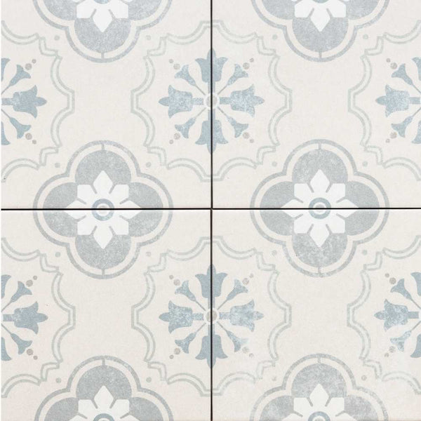 Oheka 6" x 6" Porcelain Patterned Wall & Floor Tile