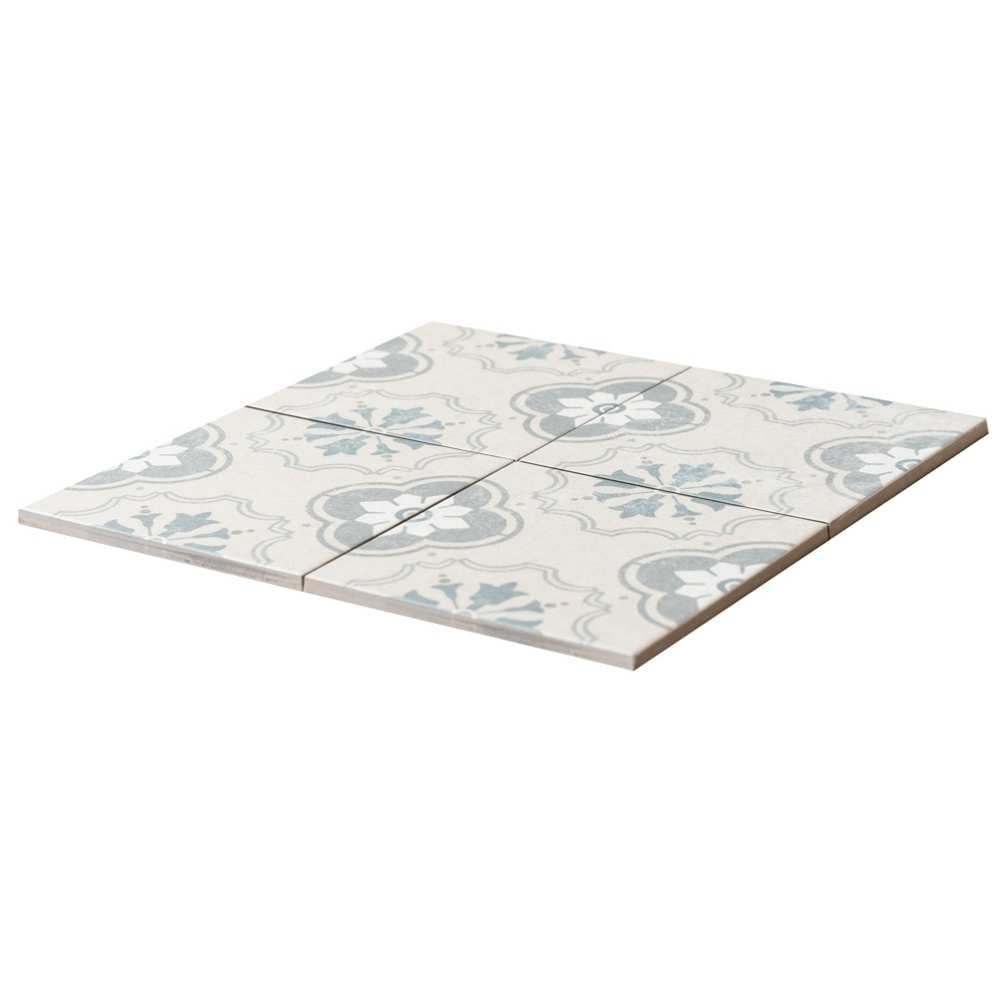 Oheka 6" x 6" Porcelain Patterned Wall & Floor Tile
